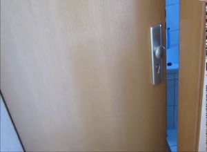 Немка на балконе ебётся с парнем